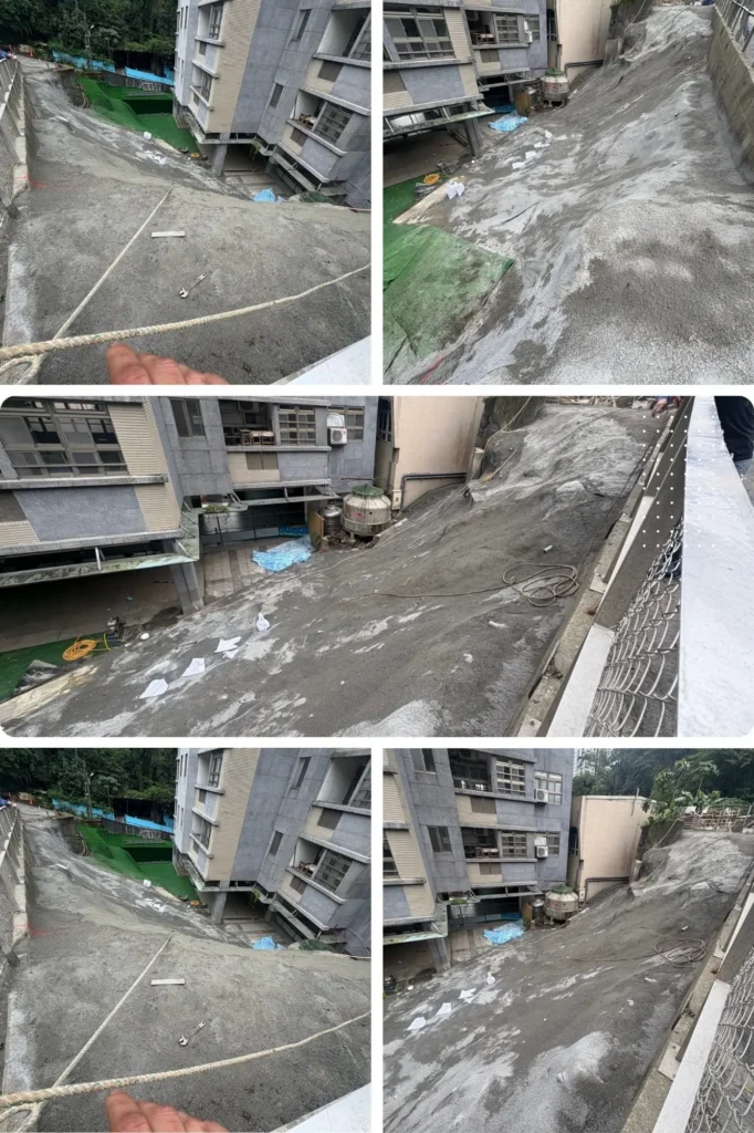 基隆市仁愛區邊坡泥作