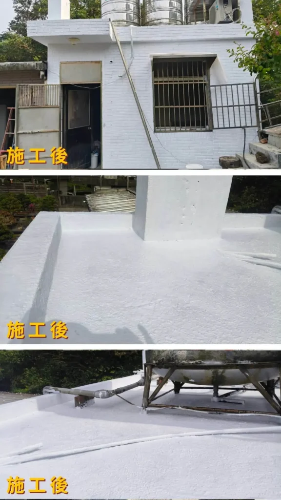 住宅修繕完工後_外牆塗裝與屋頂防水全景