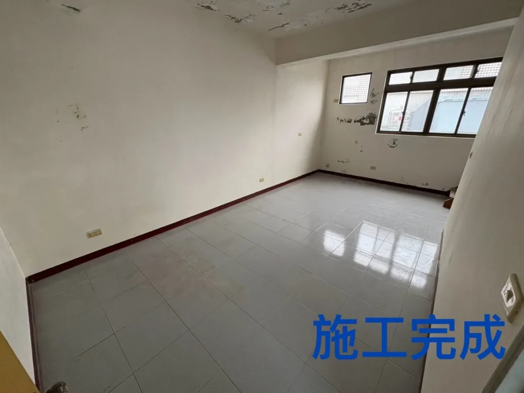 龍潭家庭廢棄物清運完成後大房間恢復寬敞動線